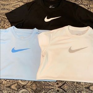 Kids Nike DriFit Shirts Bundle of 3